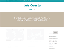 Tablet Screenshot of luiscuesta.com